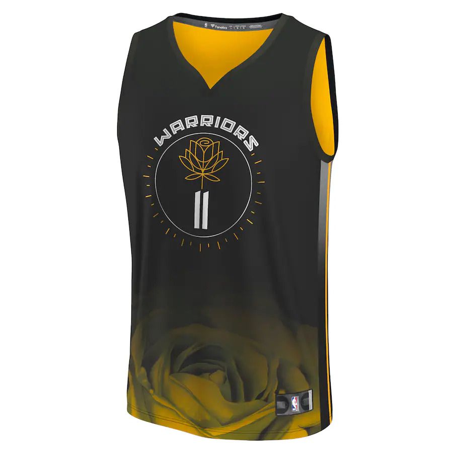 Men Golden State Warriors #11 Klay Thompson Fanatics Branded Black City Edition 2022-23 Fastbreak NBA Jersey->customized nba jersey->Custom Jersey